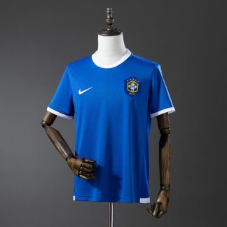 Brasilien VM 2006 Bortatröja Retro Herr Fotbollströja