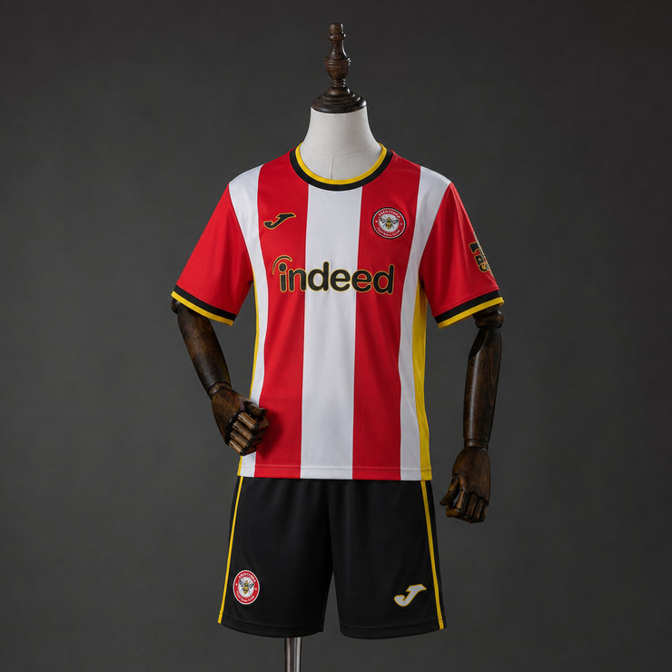 Brentford FC 2026/27 Hemmaställ Barn Fotbollströja med Shorts