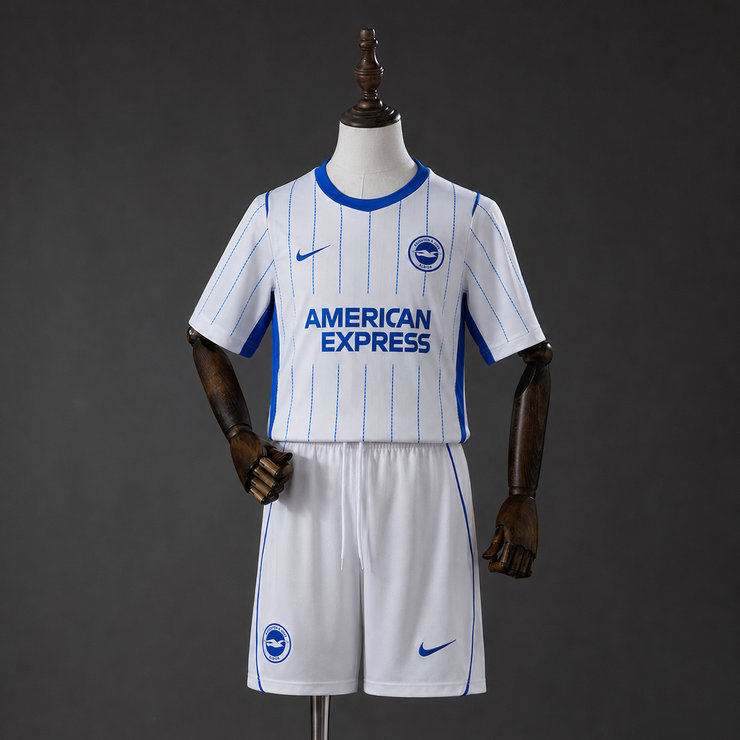 Brighton & Hove Albion 2026/27 Bortaställ Barn Fotbollströja med Shorts