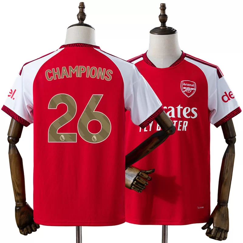 Champions 26 Arsenal Hemmatröja 2026/27 Röd Herr Fotbollströja
