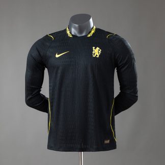 Chelsea FC 2026/27 Bortatröja Spelarversion Långärmad Herr Fotbollströja