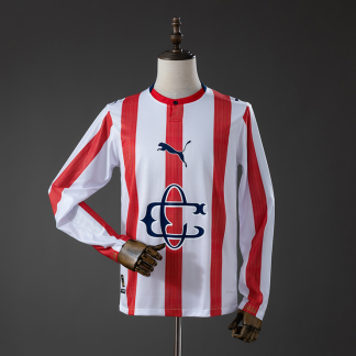 Chivas Guadalajara 120-årsjubileum Långärmad Herr Fotbollströja