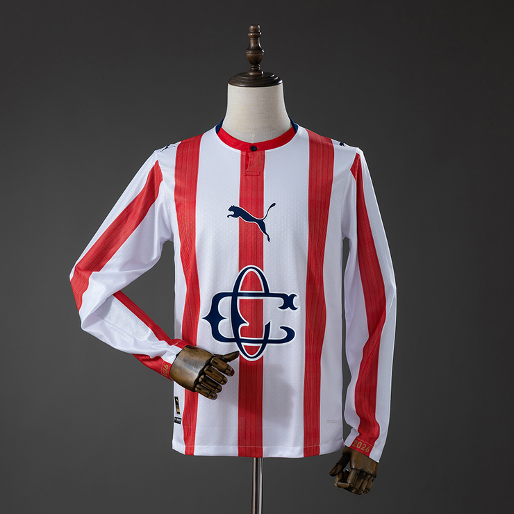 Chivas Guadalajara 120-årsjubileum Långärmad Herr Fotbollströja