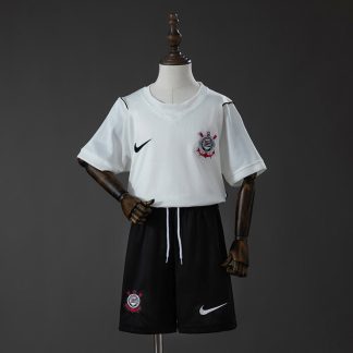 Corinthians 2026/27 Hemmatröja Barn Fotbollsställ med Shorts