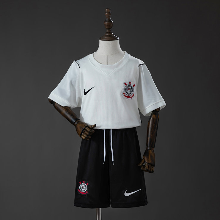 Corinthians 2026/27 Hemmatröja Barn Fotbollsställ med Shorts