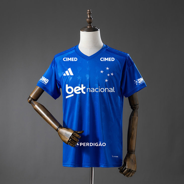 Cruzeiro 2026/27 Hemmatröja Herr Fotbollströja Med Sponsortryck