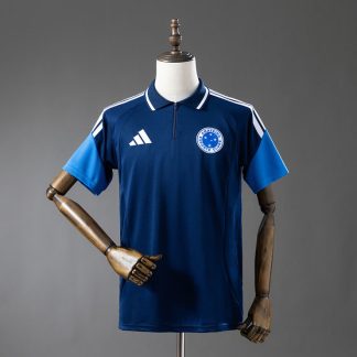 Cruzeiro 2026/27 Träningspikétröja Mörkblå Herr