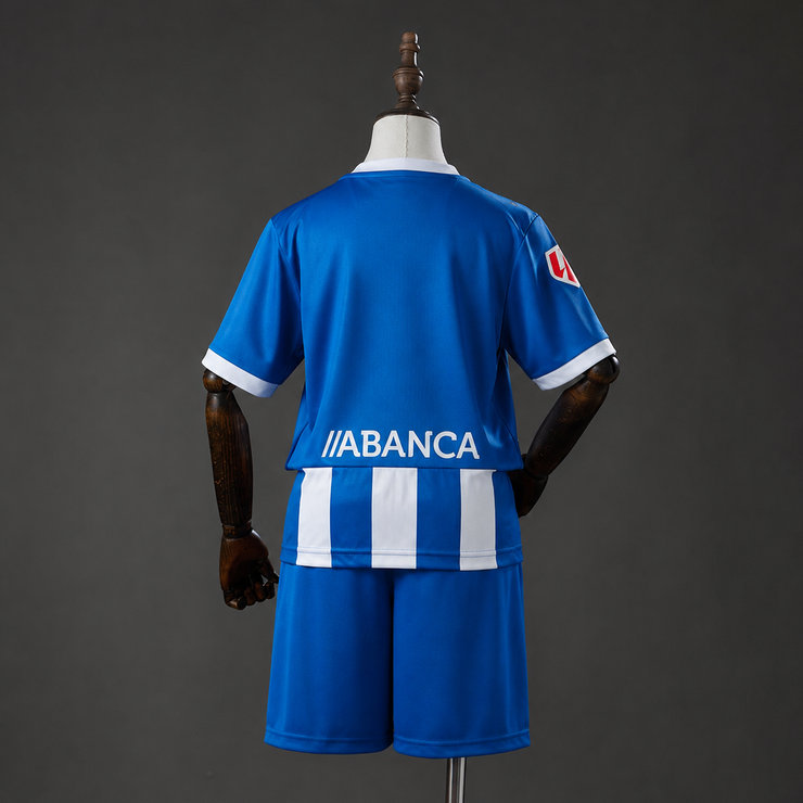 Deportivo La Coruña 2026/27 Hemmaställ Barn Fotbollströja med Shorts