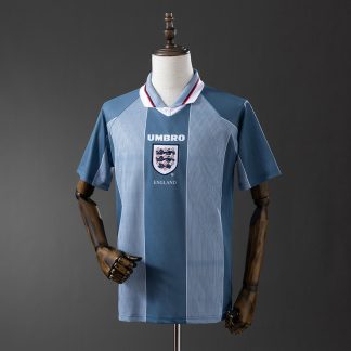 England 1996 Bortatröja Retro Herr Fotbollströja