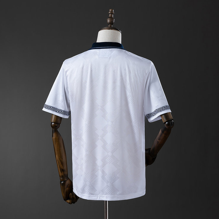 England VM 1990 Hemmatröja Retro Herr Fotbollströja