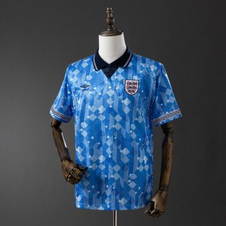 England VM 1990 Tredjetröja Retro Herr Fotbollströja