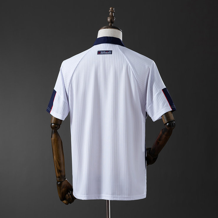 England VM 1998 Hemmatröja Retro Herr Fotbollströja