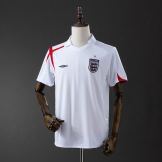England VM 2006 Hemmatröja Retro Herr Fotbollströja
