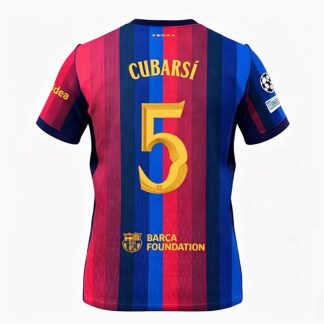 FC Barcelona Hemmatröja 2026/27 Pau Cubarsí #5 Herr Fotbollströja