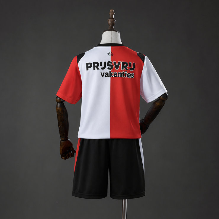 Feyenoord 2026/27 Hemmaställ Barn Fotbollströja med Shorts