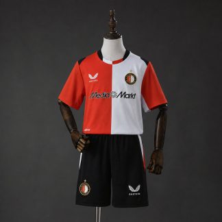 Feyenoord 2026/27 Hemmaställ Barn Fotbollströja med Shorts