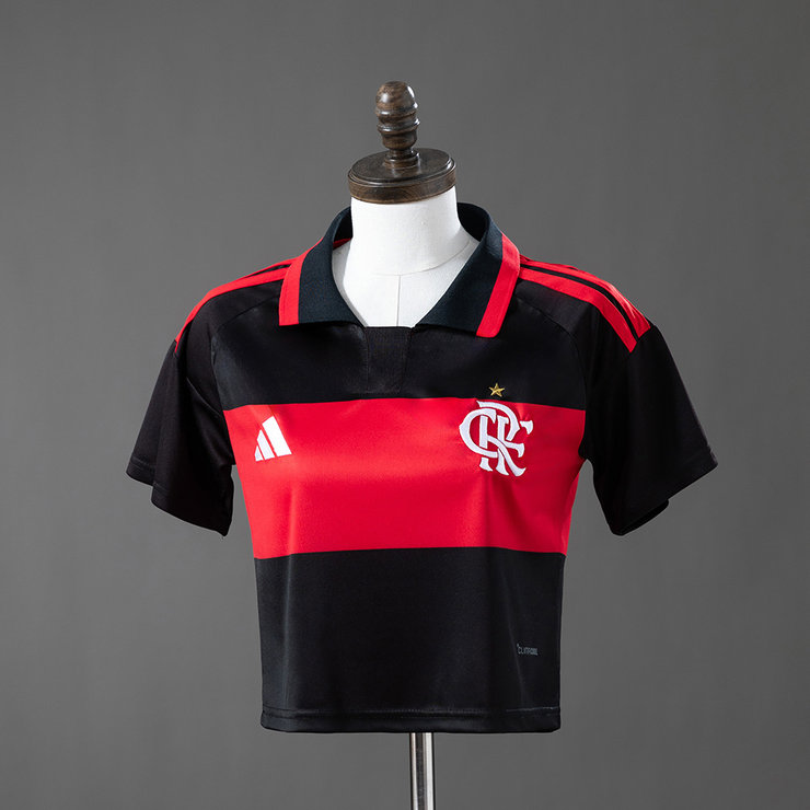 Flamengo 2026/27 Hemmatröja Crop Top Dam Fotbollströja