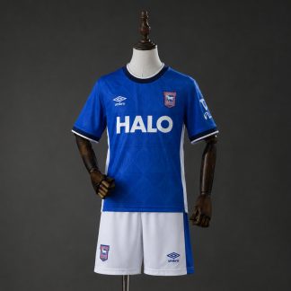Ipswich Town 2026/27 Hemmaställ Barn Fotbollströja med Shorts