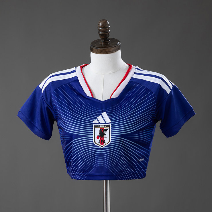 Japan VM 2026 Hemmatröja Crop Top Dam Fotbollströja