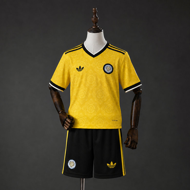 Leeds United 2026/27 Bortaställ Barn Fotbollströja med Shorts