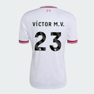 Liverpool FC 2026/27 Bortatröja Víctor Muñoz 23 Herr Fotbollströja