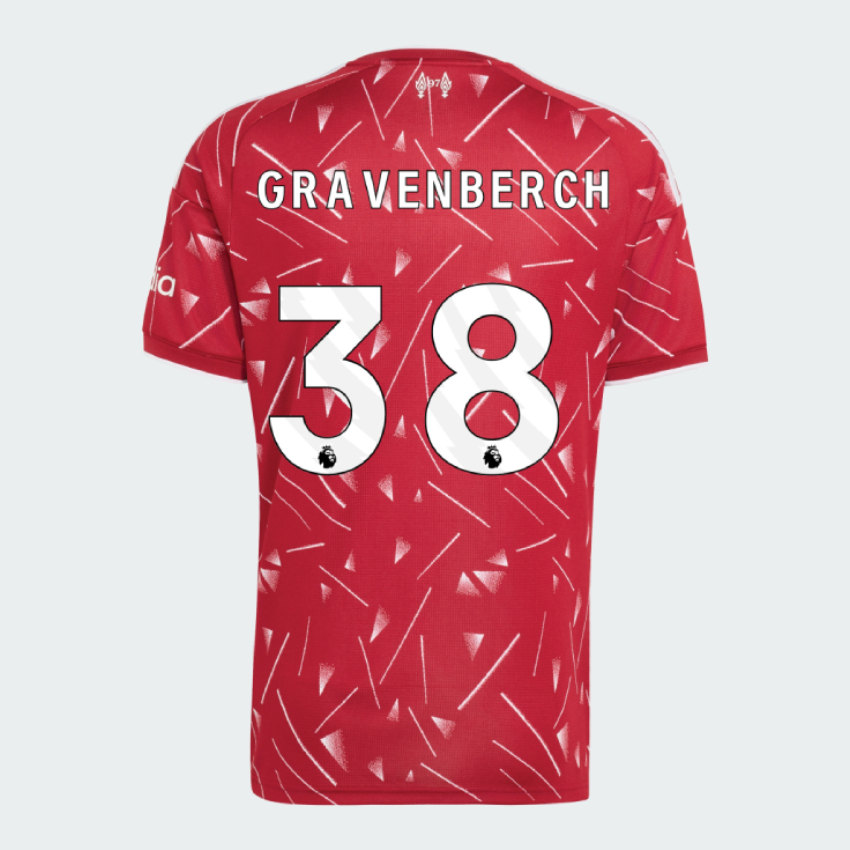 Liverpool FC 2026/27 Hemmatröja Ryan Gravenberch 38 Herr Fotbollströja