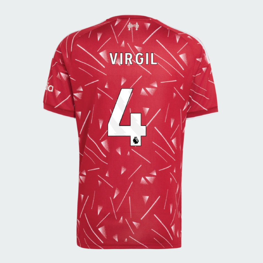 Liverpool FC 2026/27 Hemmatröja Virgil van Dijk 4 Herr Fotbollströja