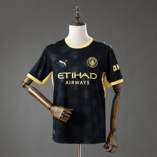 Manchester City 2026/27 Bortatröja Herr Svart Fotbollströja
