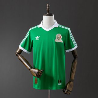 Mexiko VM 1986 Hemmatröja Retro Herr Fotbollströja