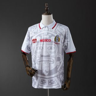 Mexiko VM 1998 Bortatröja Retro Herr Fotbollströja