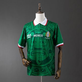 Mexiko VM 1998 Hemmatröja Retro Herr Fotbollströja