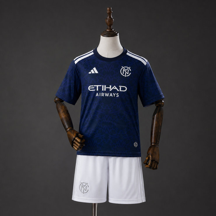 New York City 2026/27 Bortaställ Barn Fotbollströja med Shorts