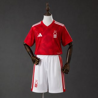 Nottingham Forest 2026/27 Hemmaställ Barn Fotbollströja med Shorts