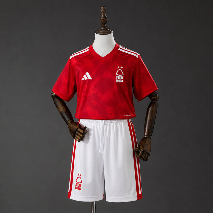 Nottingham Forest 2026/27 Hemmaställ Barn Fotbollströja med Shorts