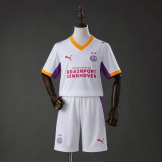 PSV Eindhoven 2026/27 Bortaställ Barn Fotbollströja med Shorts