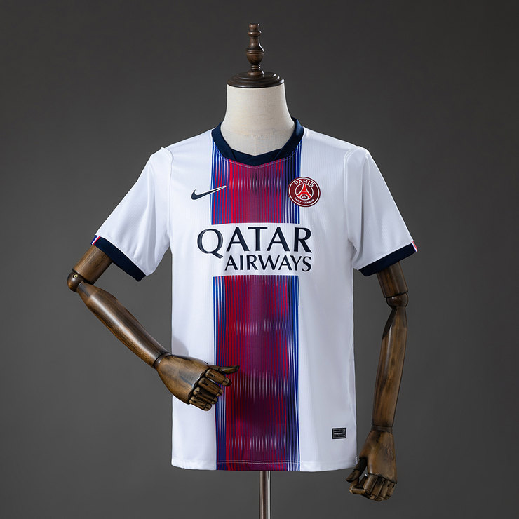 Paris Saint-Germain PSG 2026/27 Bortatröja Herr Vit Kortärmad Fotbollströja