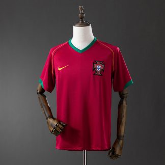 Portugal VM 2006 Hemmatröja Retro Herr Fotbollströja