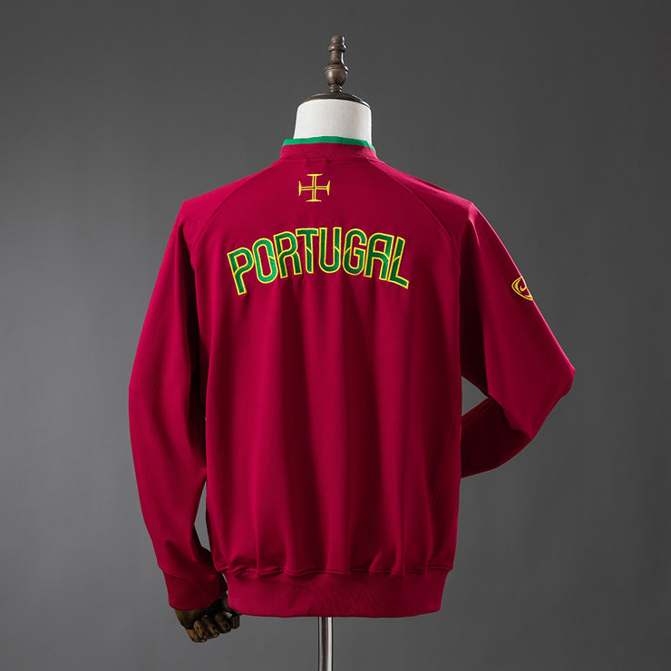 Portugal VM 2006 Retrojacka Röd Herr Fotbollströja