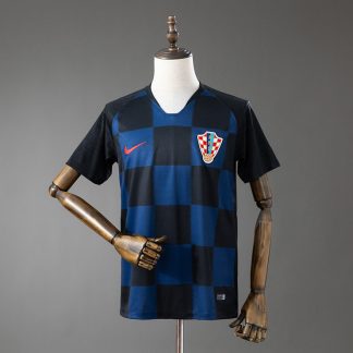 Retro Kroatien 2018 Bortatröja Herr Fotbollströja