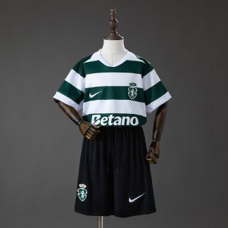 Sporting CP 2026/27 Hemmaställ Barn Kortärmad med Shorts