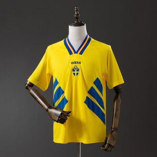 Sverige VM 1994 Hemmatröja – Klassisk Retro Fotbollströja Herr