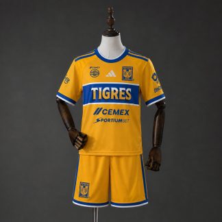 Tigres UANL 2026/27 Hemmaställ Barn Fotbollströja med Shorts