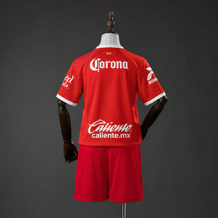 Toluca 2026/27 Hemmaställ Barn Fotbollströja med Shorts
