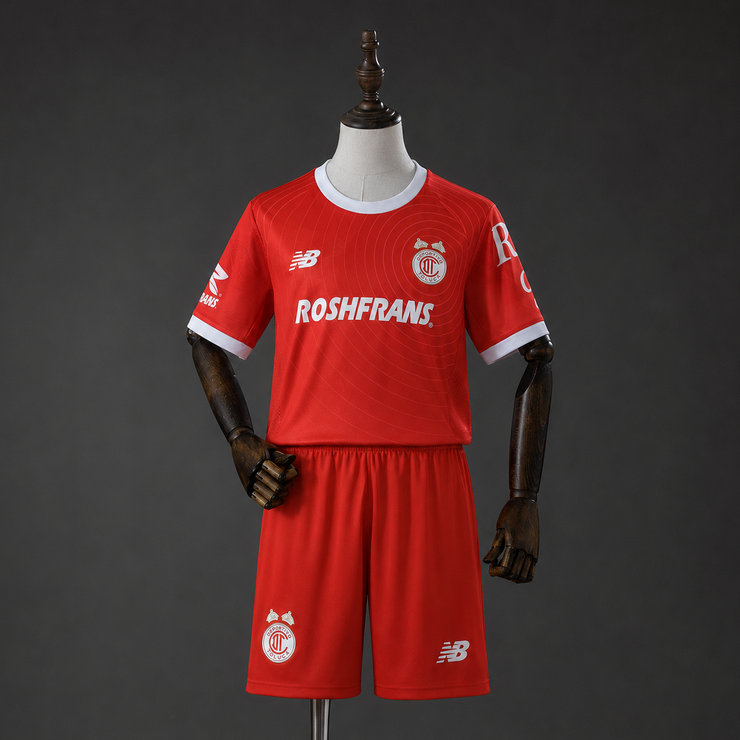 Toluca 2026/27 Hemmaställ Barn Fotbollströja med Shorts