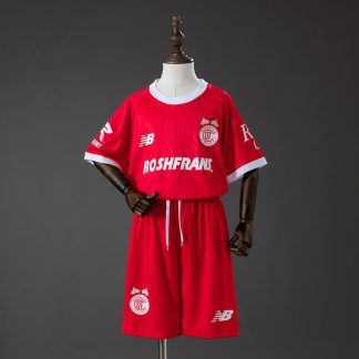 Toluca 2026/27 Hemmaställ Barn Röd Kortärmad med Shorts