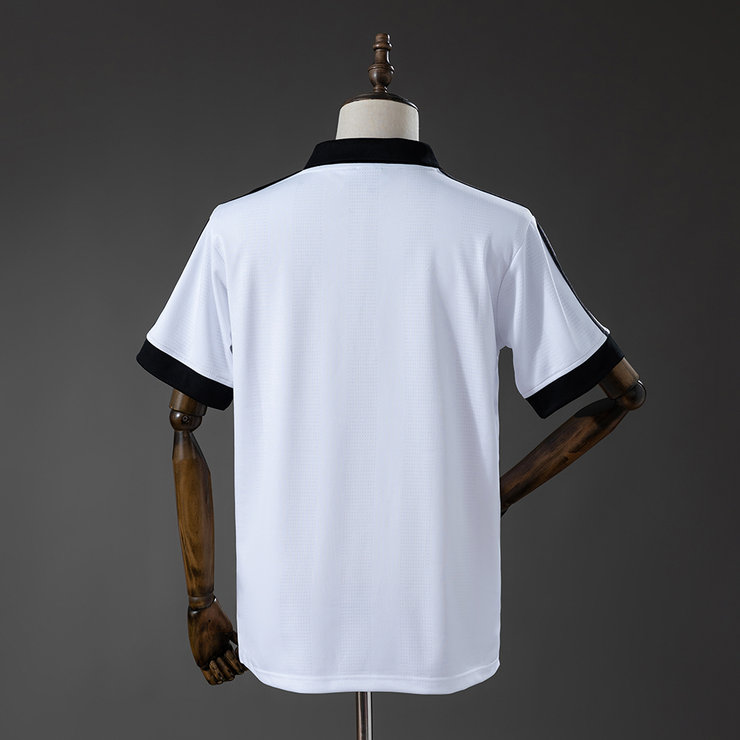 Tyskland EM 1988 Hemmatröja Retro Herr Fotbollströja