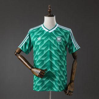 Tyskland VM 1990 Bortatröja Retro Herr Fotbollströja