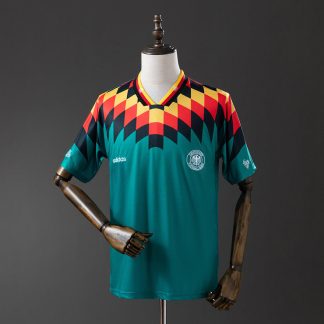 Tyskland VM 1994 Bortatröja Retro Herr Fotbollströja