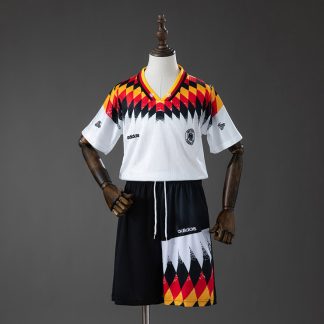 Tyskland VM 1994 Hemmatröja Retro Barn Fotbollsställ med Shorts