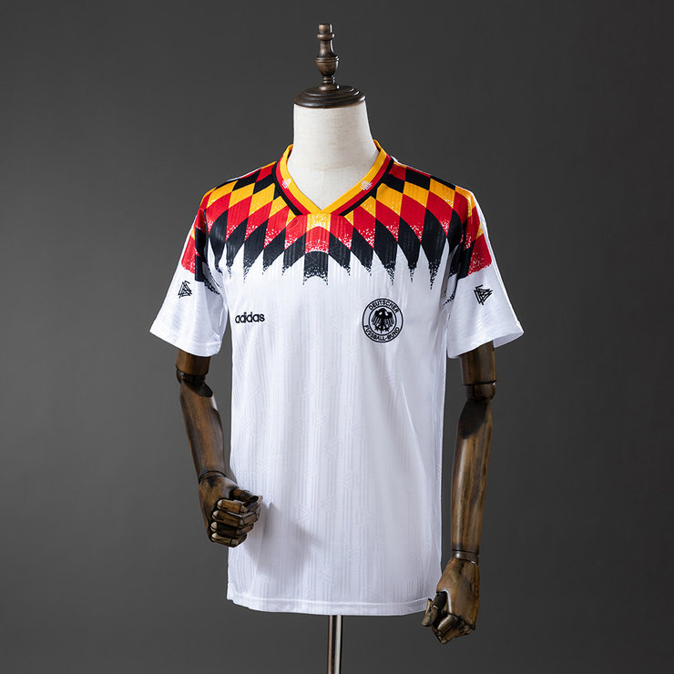 Tyskland VM 1994 Hemmatröja Retro Herr Fotbollströja